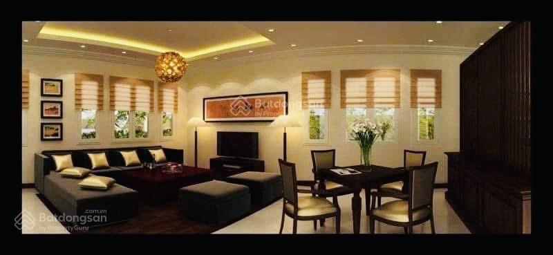 Nhà biệt thự sân vườn khu vực quan chức cấp cao vườn đào tây hồ, 230m2 5 tầng mt 13m, giá 128 tỷ