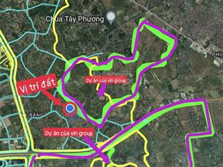 Mảnh đất đẹp,vị trí hiếm 500m ra ga metro,hoà lạc. chỉ 2.85 tỷ sở hữu mảnh đất 100m2, mt 5m.
