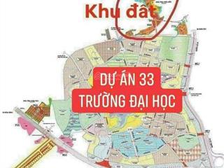 Chính chủ gửi bán lô đất tđc đhqg mặt đường đôi duy nhất lô giá chưa tới đầu 6, diện tích 100m
