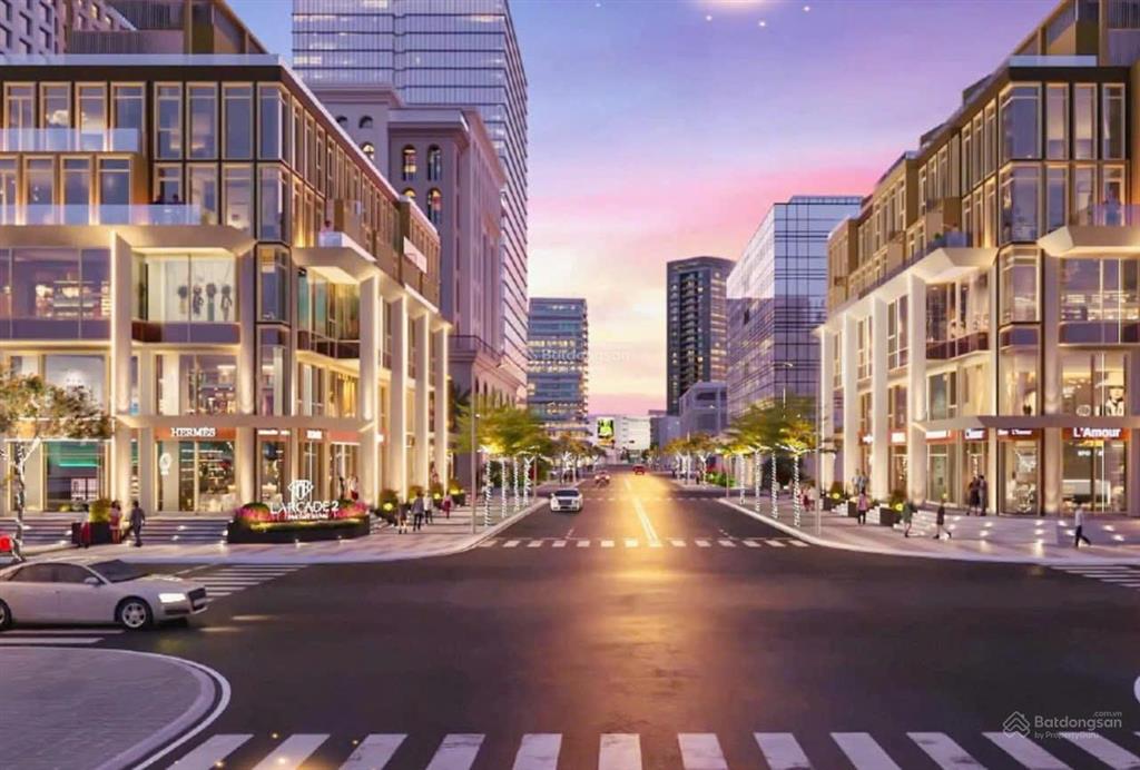 77,3 tỷ, l'arcade phú mỹ hưng, góc 3 mặt, mặt tiền 25m, layout vuông vức, 382m2, giá chỉ 102