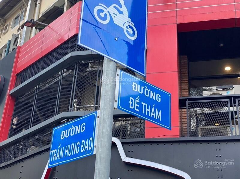 74 tỷ mặt tiền đề thám q.1, vị trí đẹp nhất, giá tốt nhất đang có hợp đồng thuê 155,316 tr/th