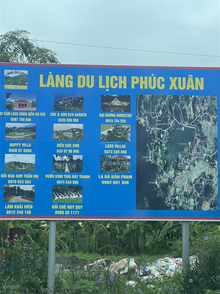 Chính chủ cần bán thửa đất nghỉ dưỡng tại phúc xuân sóc sơn hn dt 100m2 full thổ cư. giá 800tr