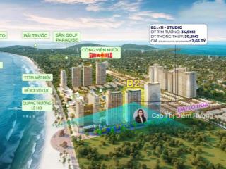 Hot bán căn studio 35m2 blanca city giá tốt nhất thị trường 2,65 tỷ (all in) view biển, đại lộ hoa