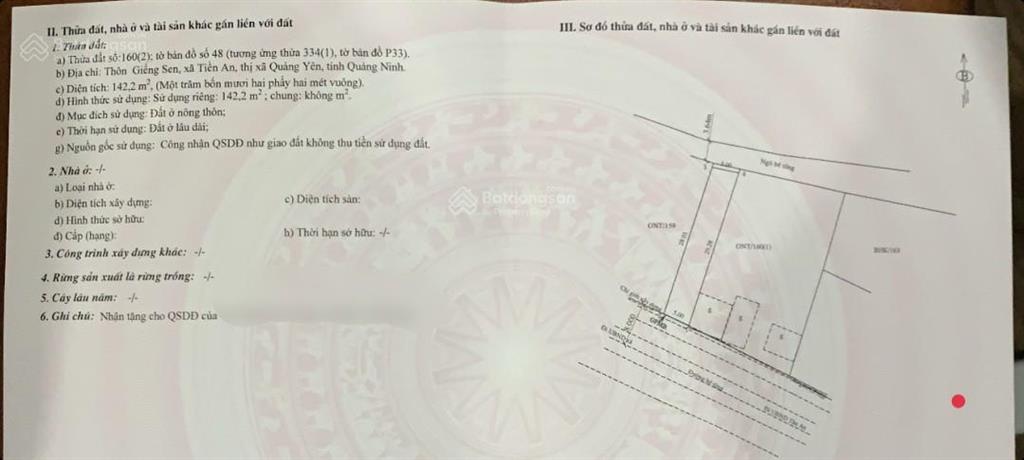 Bán 296m2 đất trục chính xã tiền an, ô đất nằm ở trung tâm của xã, mặt tiền 10m, full đất ở