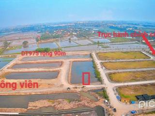 Chính chủ bán nhanh lô lo2133 dự án đức đồng  vĩnh trụ  lý nhân. diện tích 108.3m2 mặt tiền 5m