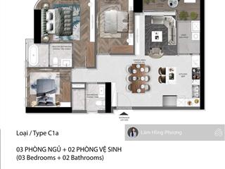 Bán căn 3pn (103m2) eaton park quận 2 tháp a3 giá 19tỷ795 căn hoa hậu dự án  0911 204 ***