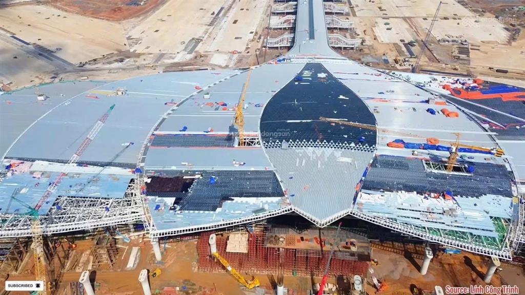 Đất tmdv mặt tiền trục chính vào sân bay long thành, shr sẵn, giá dtu.