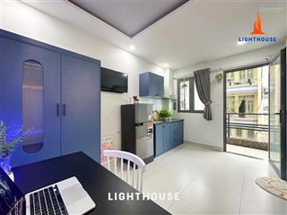 Studio balcony full nt ngay đh kinh tế bách khoa bảo vệ, thang máy an ninh
