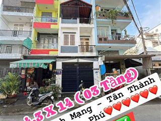 Bán nhà mtkd đường cách mạngtân phú.dt 4.3x14đúc 2 lầustnhỉnh 9 tỷ