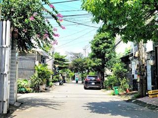 4.35 tỷ  lô góc 2 mặt tiền 78m2 thổ ( 6.4m x 13m ) đường nhựa 8m mt nội bộ gò cát,  0909 573 ***