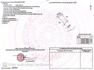 Chỉ 2xxtr có ngay 500m đất cây khánh đông khánh vĩnh, ngang 15m, đường ô tô, giáp suối