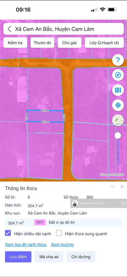 Cam an bắc 324m2 (ngang 10m) giá chỉ 143tr/m ngang cơ hội gom đất đầu tư cực đẹp