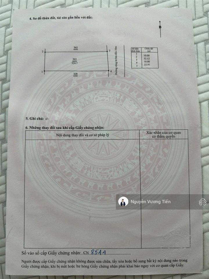 Cam an bắc 324m2 (ngang 10m) giá chỉ 143tr/m ngang cơ hội gom đất đầu tư cực đẹp