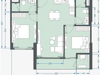 0387 685 *** chủ nhà nhiệt tình bán căn 2n2wc (61m2) giá 6.25 tỷ tại lumiere evergreen , tây mỗ