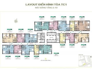 Chính chủ cần bán căn 2pn 2wc 64m2, toà tc1 tầng 1911. giá 4.8 tỷ bao phí, the canopy residences