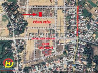 Khu phố chợ lai nghi (có sổ) cần bán lô đất biệt thự, giá sụp hầm 13,5 tr/m2 đối diện công viên.