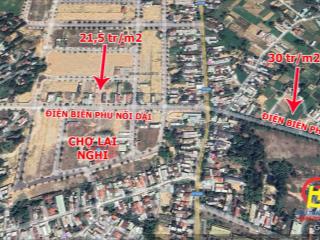 Khu phố chợ lai nghi (có sổ) bán 02 lô đất liền kề mặt tiền đường điện biên phủ, trước chợ