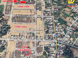 Khu phố chợ lai nghi (có sổ) cần bán lô đất biệt thự, đối diện công viên cách chợ vài bước chân.