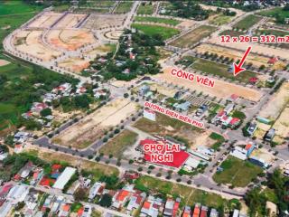 Khu phố chợ lai nghi (có sổ) cần bán lô đất 312 m2, giá rẻ, đối diện công viên gần chợ