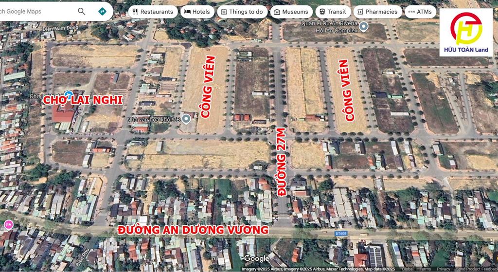 Phố chợ lai nghi (có sổ) bán đất đường 27m dt 6x26m giá 21 tr/m2 thông đường an dương vương