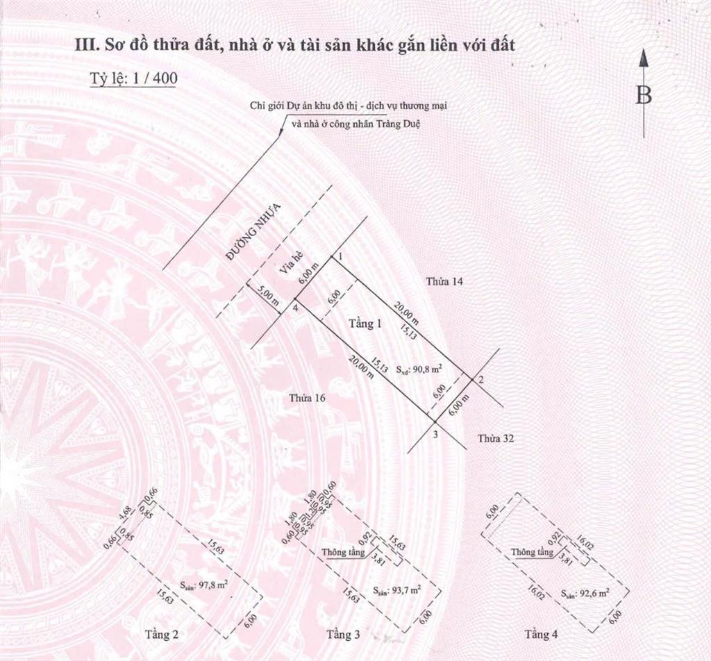 Bán shophouse tại seoul ecohome, 7 tỷ, 120m2, 4 tầng, mặt tiền 6m