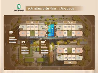 Bán căn 4pn + 3vs hiếm tại da jade squade dt 154m2 view công viên, ban công hướng đông, giá 99tr/m2