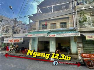 Bán nhà 2 mặt tiền đường tăng bạt hổ sát chợ đầm ngang tới 12m
