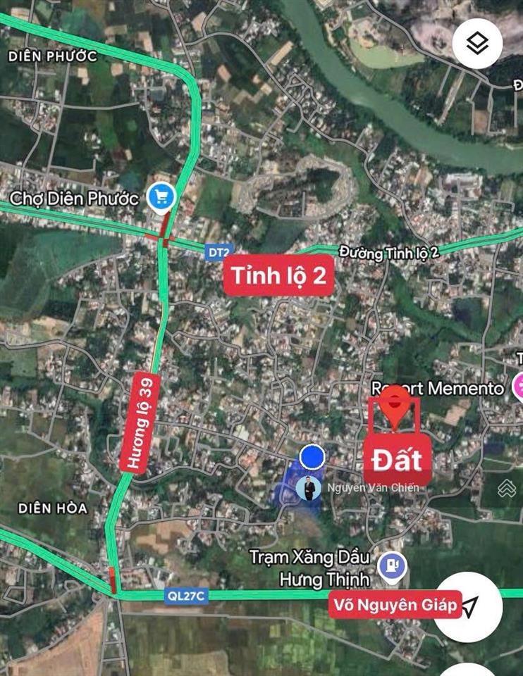 Bán đất diên lạc  dt 85,3m2 thổ cư giá bán 688 triệu  đường oto