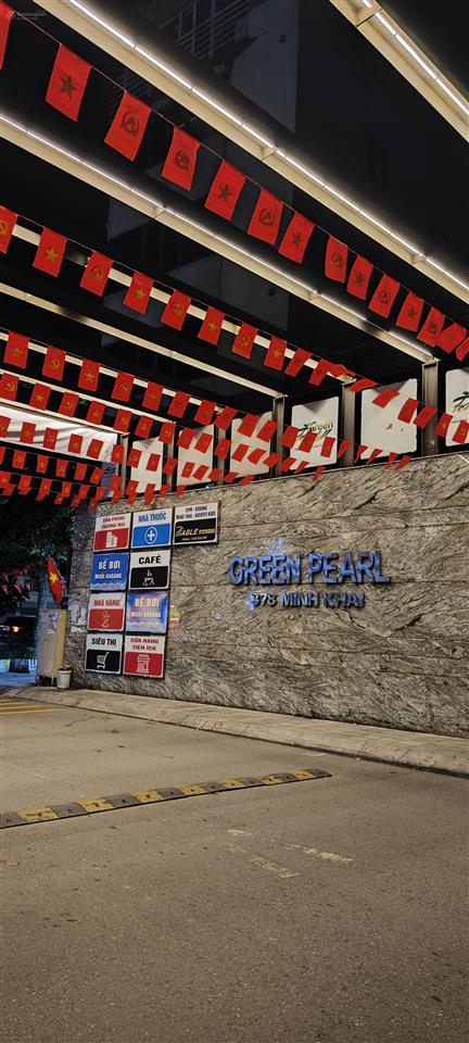 Bán nhà liền kề lô góc 2 mặt tiền 75m2x4 tầng dự án green pearl 378 minh khai