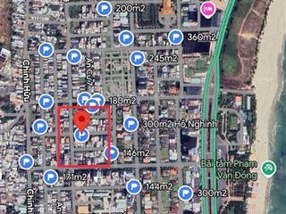 Bán cặp đất 180m2 (ngang 10m) đường lê tấn toán, gần biển mỹ khê, 36 tỷ  0983 486 ***