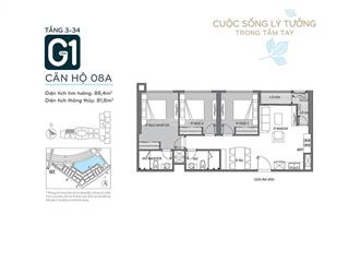 Bán trong tháng căn 3pn giá tốt tại vinhomes green bay