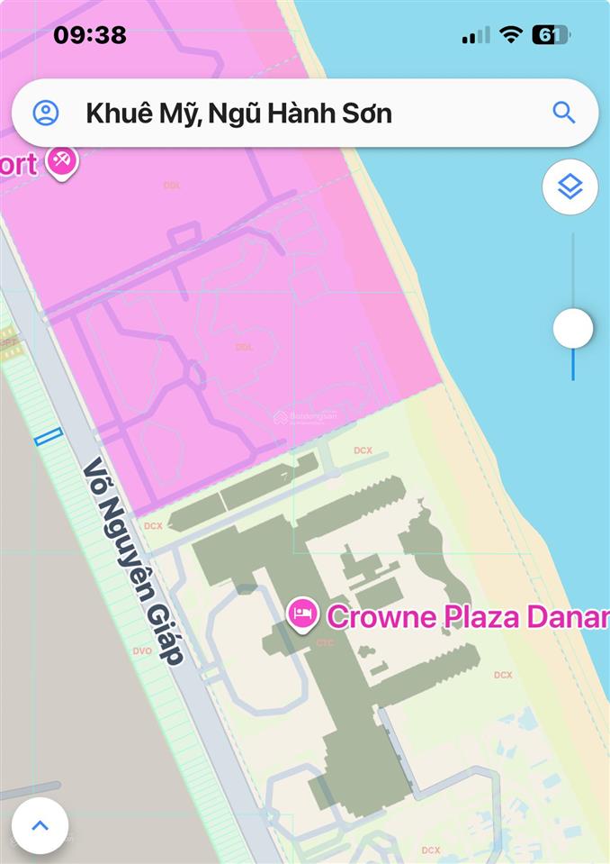 Chính chủ bán đất ,đường võ nguyên giáp, quận ngũ hành sơn  đà nẵng