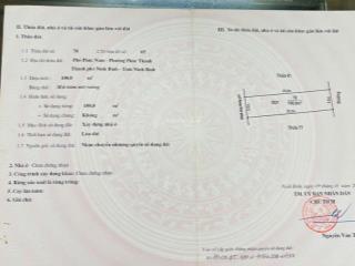 Chính chủ cần bán đất tại phố phúc nam, p. vân giang ( phúc thành cũ) tp hoa lư, ninh bình.
