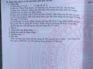 Đất đẹp  giá tốt  chính chủ cần bán lô đất tại xã thượng lộc, h. can lộc, hà tĩnh