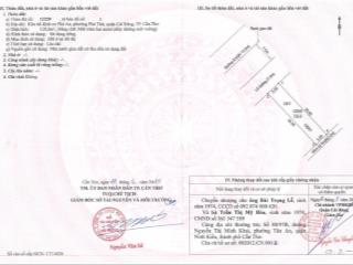 Chính chủ cần bán đất vị trí đẹp tại khu tái định cư phú an, phú thứ, cái răng, cần thơ