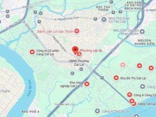 Đất siêu đẹp + giá đầu tư cần bán đất p. cát lái tp thủ đức, hcm kế bên bệnh viện lê văn thịnh