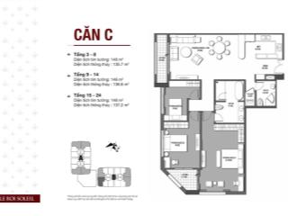 Hàng hiếm, căn góc 146m2 với 2 mặt view thoáng / 3pn, đã full nội thât, đã có sổ, nhận nhà ngay