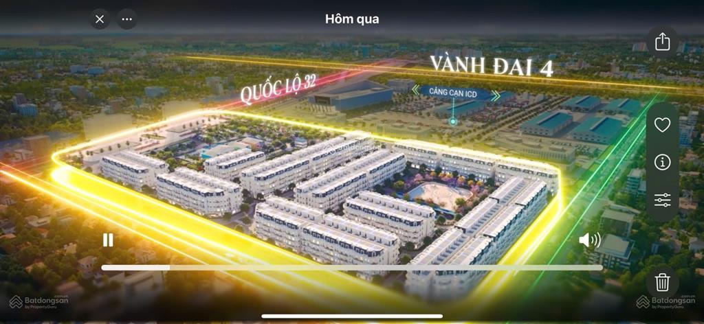 Cc chuyển nhượng liền kề  góc dự án đông dương residence view công viên hướng đn giá chưa đến 10tỷ