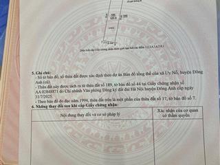 Bán đất 105m2 tại kính nỗ uy no ,đông anh, hà nội,