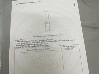 Bán mảnh đất 90m2 kinh doanh đẹp trục chính đường mới ấp sáp mai,võng la,đông anh,hà nội