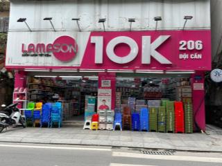 Cho thuê, phố đội cấn,90m2, mt 10m, gần chợ, ngã 3, dân cư qua lại đông đúc