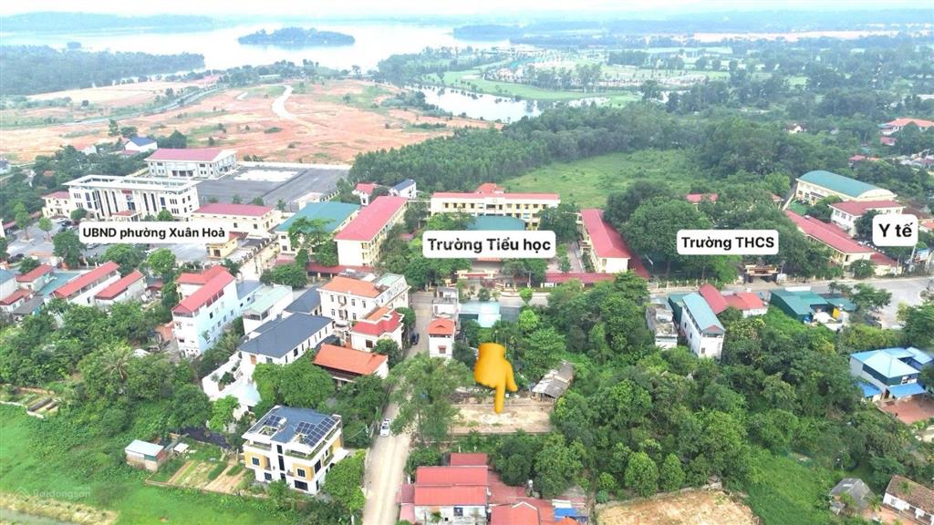 Lô 300m trung tâm kdl hồ đại lải p.xuân hoà ngay cạnh ubnd phường và trường cấp 1 cấp 2 gần hồ.