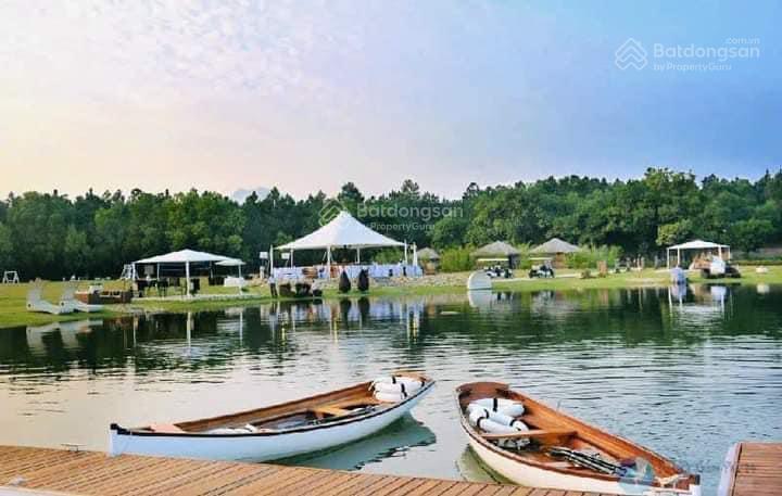 Chỉ 850 triệu/106m2 đất ở đô thị mặt tiền 7m vuông vắn trung tâm kdl hồ đại lải view triệu đô