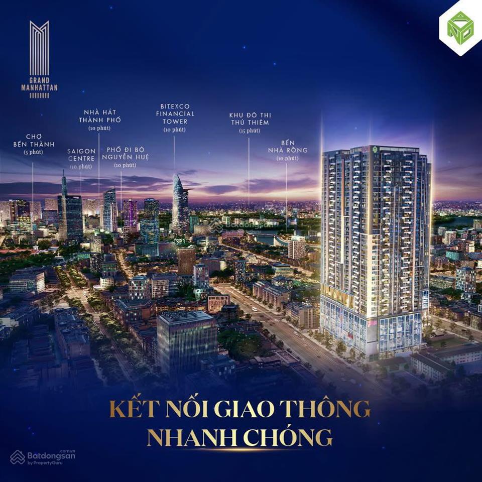 Bán căn hộ the grand manhattan quận 1 2pn  2wc  68m2 giá = 11.2 tỷ (rẻ nhất thị trường hiện tại)
