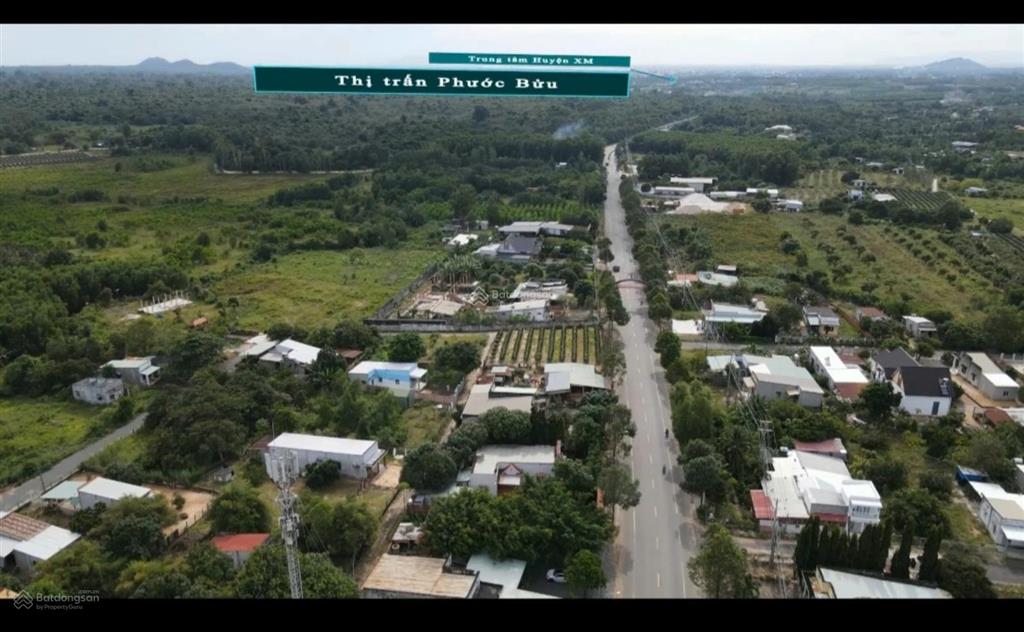 Lô đất 2 mặt tiền, 25x60m sẵn 300m2 thổ cư, cách nút giao cao tốc hồ tràm  long thành 399 m