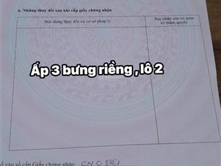 Bán đất bưng riềng dt258m2 ngang 7.5mx35m đất có vườn bơ, cách biển 5km cách chợ 700m
