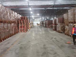 Cho thuê kho bãi logistics 10.500m2 xây dựng 7.500m2 có pccc tự động, đường võ nguyên giáp