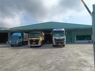 Cho thuê kho xưởng bãi 10.500m² kho xây dựng 7.500m² có pccc tự động, đường võ nguyên giáp.