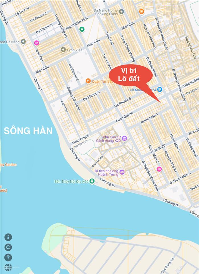 Bán đất đẹp mặt tiền xuân quỳnh nam việt á vị trí hiếm có giá siêu rẻ
