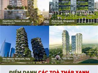 Booking cao tầng eco retreat chỉ với 50 triệu với layout căn hộ đa dạng từ studio 32m2